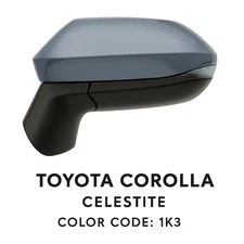 NEW CELESTITE Mirror fits 20-25 TOYOTA COROLLA SEDAN Power Heat Signal Driver LH