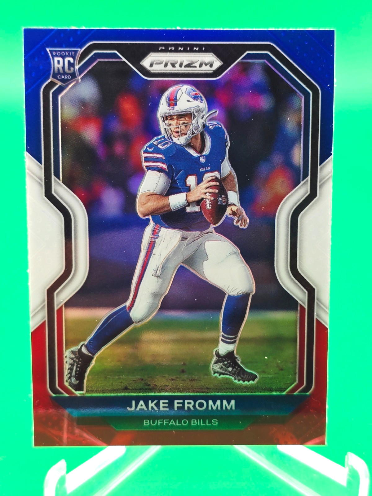 2020 Panini Prizm #310 Jake Fromm ROOKIE CARD Red White Blue PRIZM