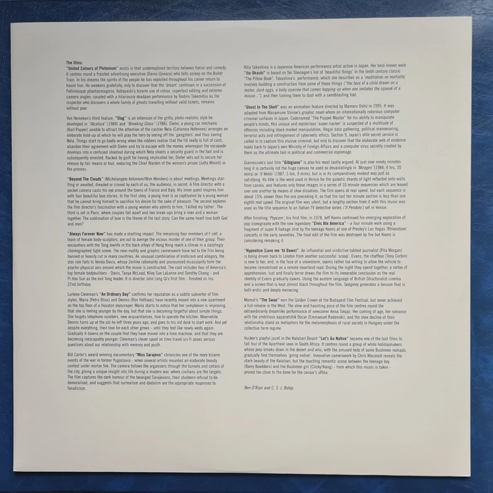 U2 PASSENGERS ORIGINAL SOUNDTRACKS 1 12" VINYL LP 1995 ILPS 8043/524 166-1 - Image 4 of 4