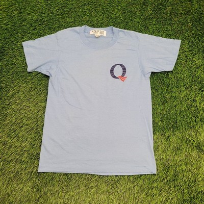 Vintage 80s Screen-Stars Shirt S/M 17x24 Cropped Logo USA