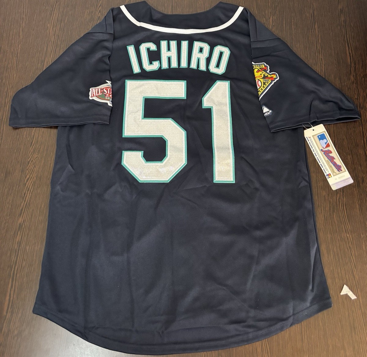 ウェア ICHIRO mariners 2001 all star jersey MARINERS ICHIRO SUZUKI AUTOGRAPHED M&N 2001 ALL STAR JERSEY