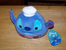 Disney 7" Stitch Chef w/ Cake Squishmallows Jazwares NWT