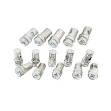  15pcs Universal 1/8" Throttle Brake Cable Ends Stop Clamps Lock Repair Parts 