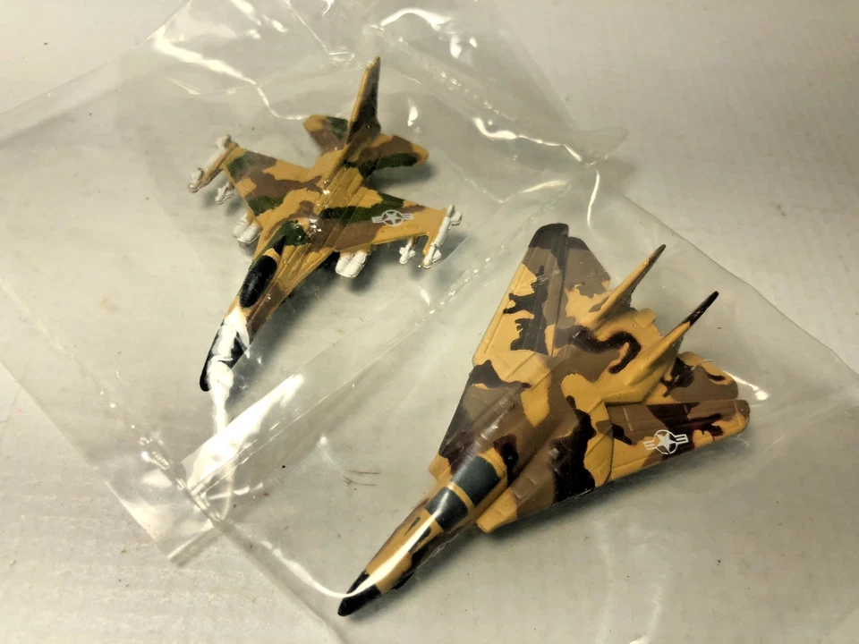 Micro Machines F-16 Fighting Falcon & F-14 Tomcat Galoob - NOS Mint - Image 2 of 4