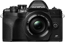 Olympus E-M10 Mark IV Black Micro Four Thirds System Camera M.Zuiko Digital ED 1