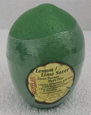 Hutzler Lemon / Lime Saver Citrus Storage Case Dishwasher Safe Keeps Fresh