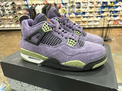 Jordan Air Jordan 4 Retro Canyon Purple Suede Mid Top Sneakers AQ9129-500