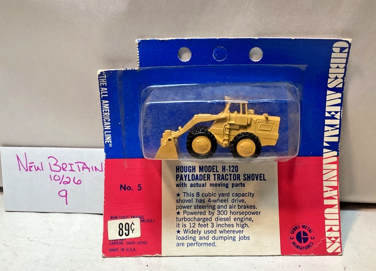 25+ Loader Vintage Manufacture Diecast Construction Equipment for