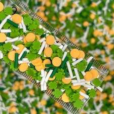 FAKE Green St. Patricks Day Lucky Charm Polymer Clay Sprinkle NOT EDIBLE D6-25