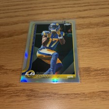 2025 Topps Chrome Football Davante Adams Refractor Silver #165 Los Angeles rams 