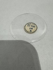 Vintage W.B. Cie Pocket Watch Mineral Crystal Domed 40.02mm 17 11/16 16 8 Clear