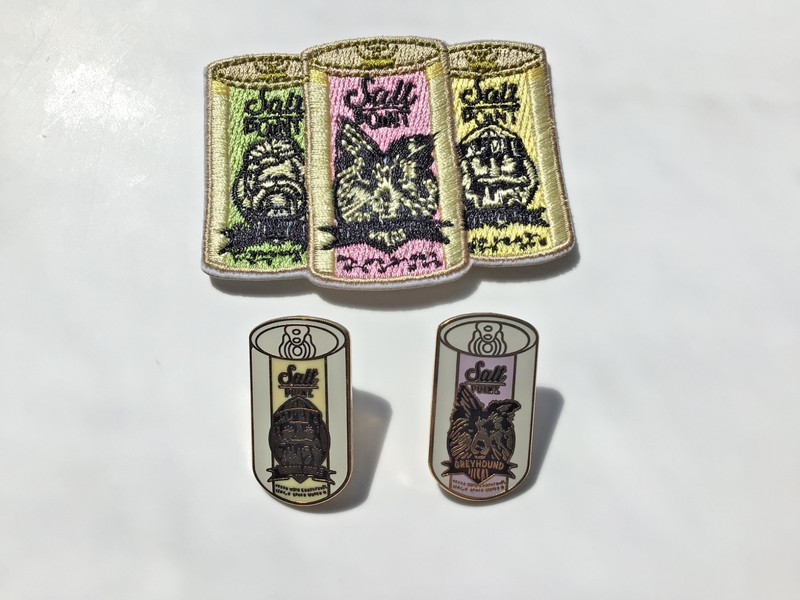 New Salt Point Brewing Co. Pins Greyhound & Vodka Mule and Patch Swag