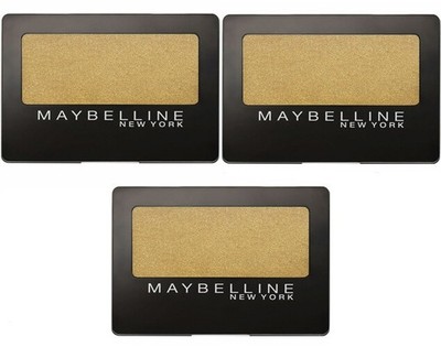 3 Pack Maybelline New York Expert Wear Eyeshadow 90S Gold School Eye Shadow # 90