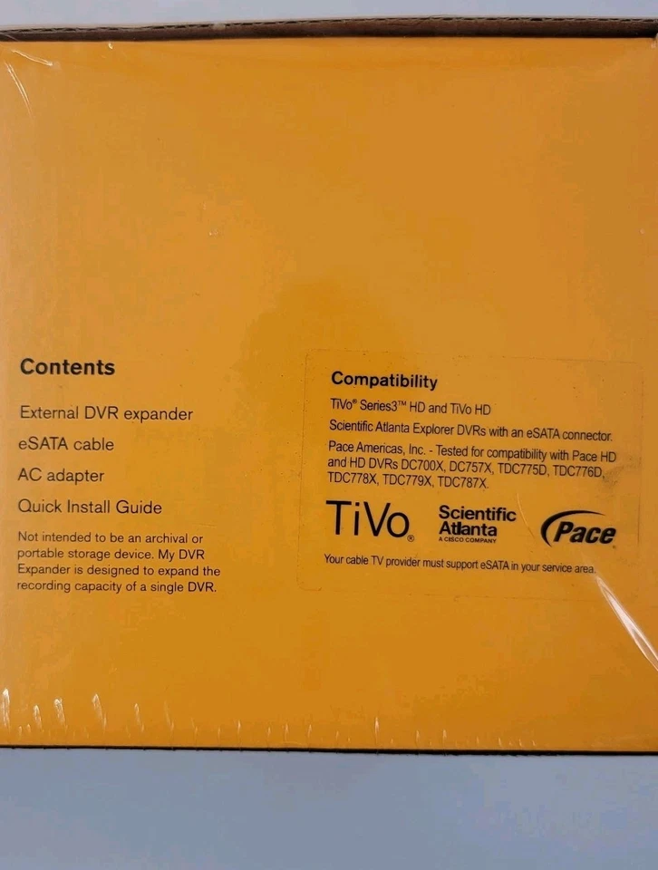 NEW Western Digital My DVR Expander 500 GB SEALED Model WD5000F032 TiVo Pace - Image 3 of 4