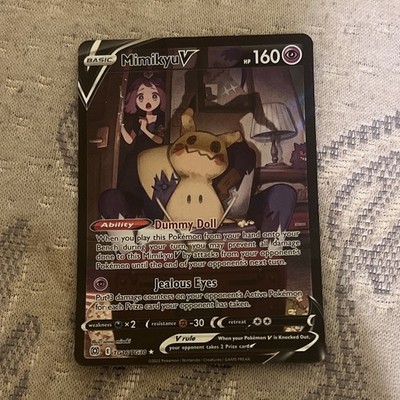 The Pokémon Company Mimikyu V TG16/TG30 Lost Origin Full Art Holo Ultra Rare