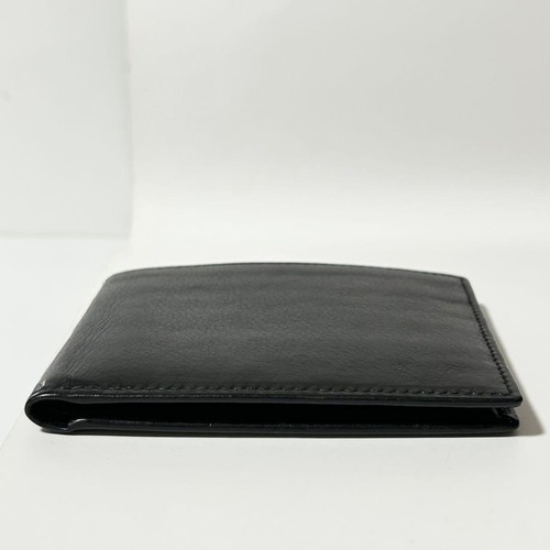 Salvatore Ferragamo Wallet Bifold Made in Italy Unisex Black Leather - Picture 4 of 9