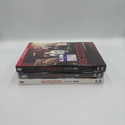 Scorpion CBS Seasons 1-3 New In The Box DVD Sets 