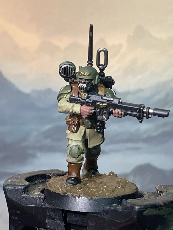 Warhammer 40k Imperial Guard Cadian Shock Troops x10 Squad Painted - Image 4 of 4