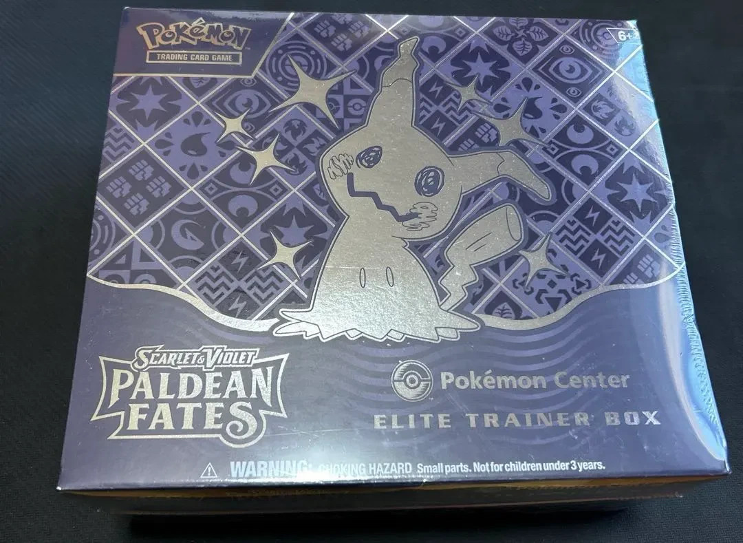 Pokémon TCG Scarlet & Violet Paldean Fates Pokémon Center Elite Trainer Box – Sh