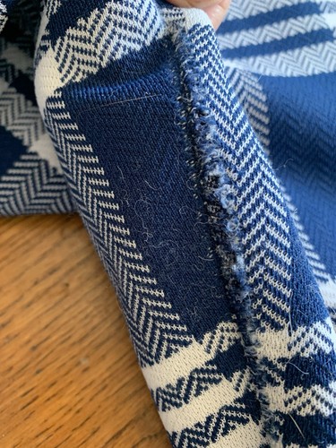 Vintage karierte Polyester 70er karierte Schlaghose 17/18 Strickins * Retro - Bild 15 von 15
