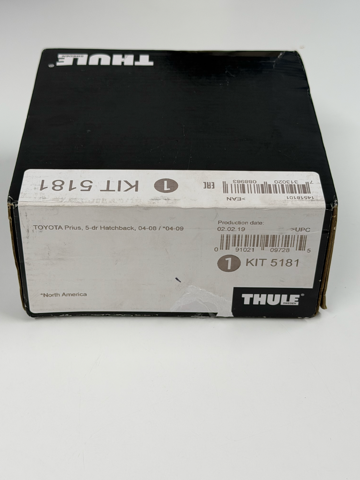 Thule Fitting Kit 5181 tatty box fits TOYOTA Prius, 5-dr Hatchback, 04-08