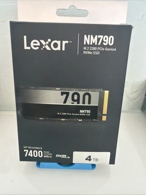 Lexar NM790 4TB SSD PCIe Gen4 NVMe M.2 2280 Internal Solid State Drive 7400 MB/s