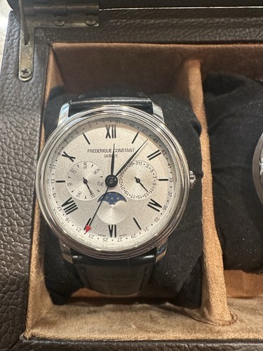 Reloj Hombre Frederique Constant FC-270X4P4/5/6 Cuarzo Fase Lunar Con Caja - Imagen 9 de 9
