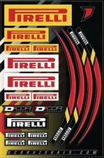 Dcor Universal Decal Sheet Pirelli