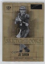 2022 Panini Playbook Sketchbooks Joe Burrow #6 Sketch 2s2