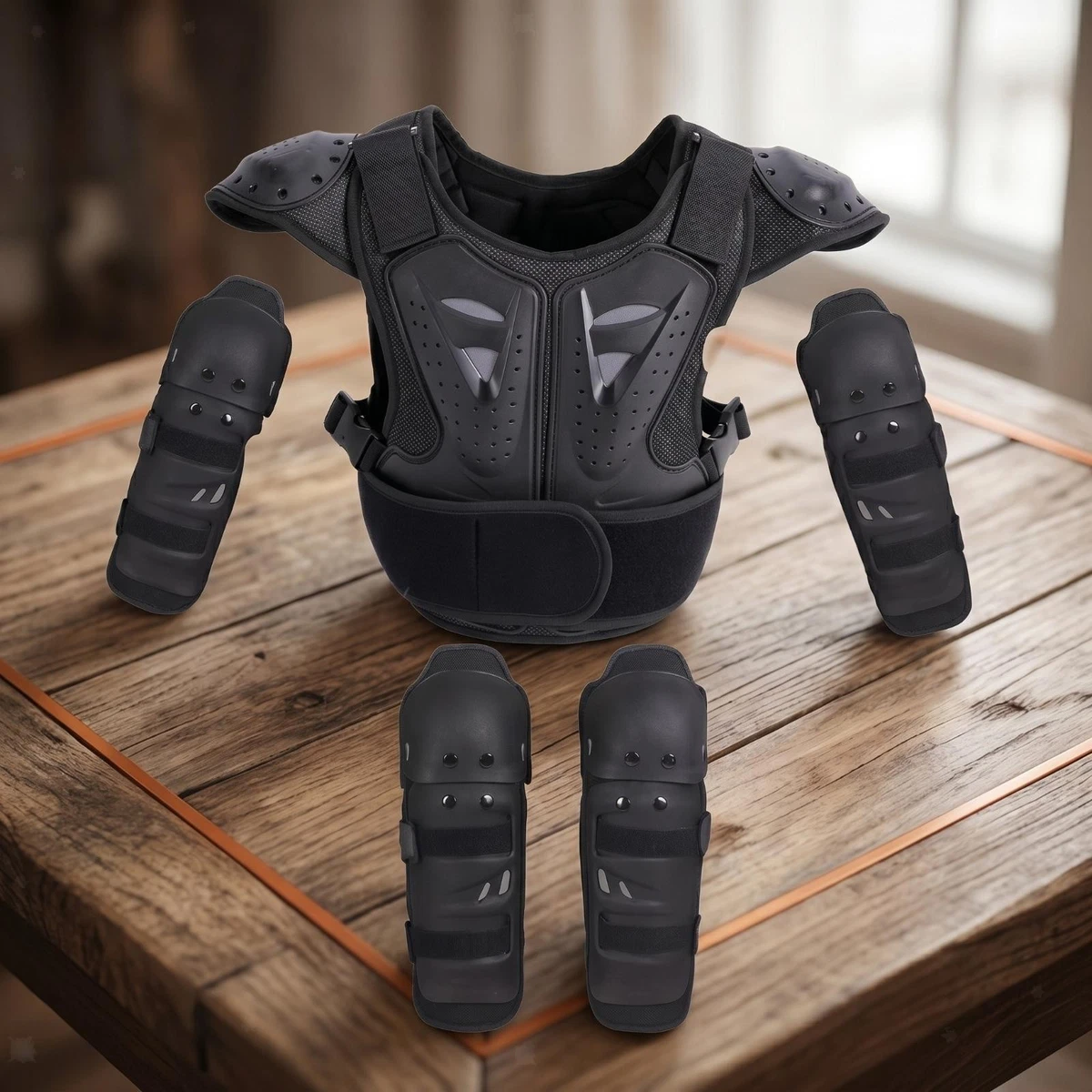 Kids Protective Vest with Shoulder Caps Padded Riding Protector Sturdy
