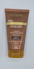 L'Oréal Sublime Bronze Tinted Self Tanning Lotion - Medium Natural Tan