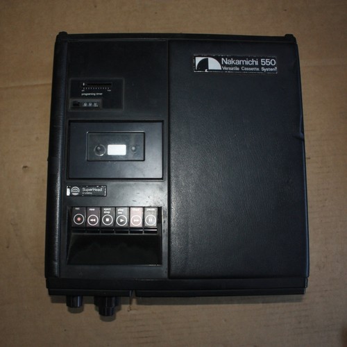 Nakamichi 550 Professional Tape Player Versatile Cassette System ...