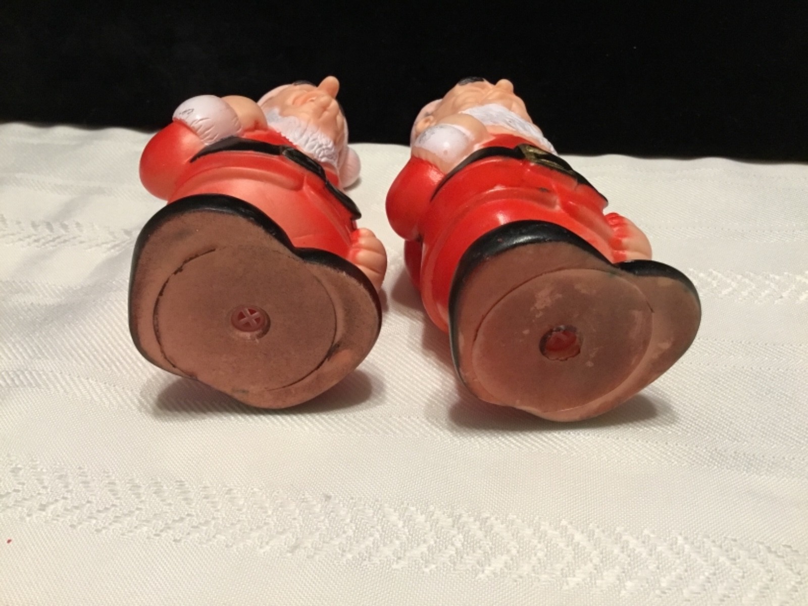 Lot of 2 Vintage President George Bush & Gorbachev Rubber Squeak Santa ...