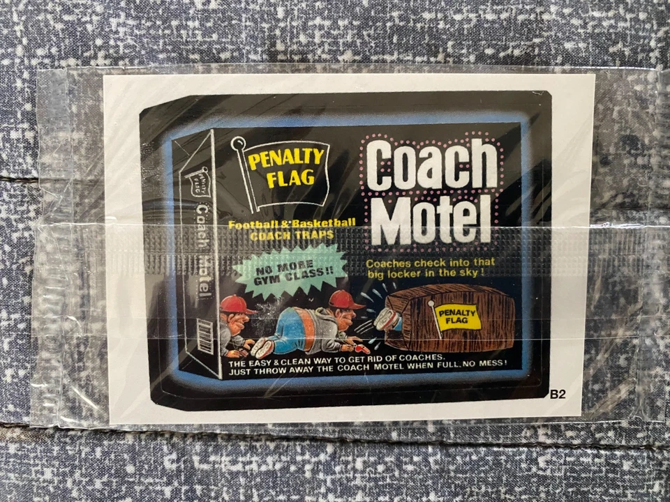 Rare B2 version Pristine-A+ Centering-2004 Wacky Pack ANS1 "COACH MOTEL" - Image 1 of 2