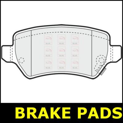Brake Pads Rear FOR KIA CEED JD 1.0 1.4 1.6 12->18 CHOICE2/2 Diesel Petrol Blue