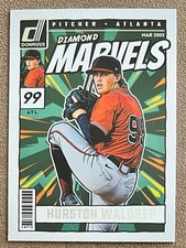 Hurston Waldrep 2024 Donruss Marvels #16 Atlanta Braves Baseball Rookie Insert