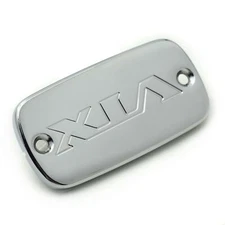 HTTMT Chrome Brake Fluid Reservoir Cap Cover "VTX" For 2002-2011 Honda VTX 1800