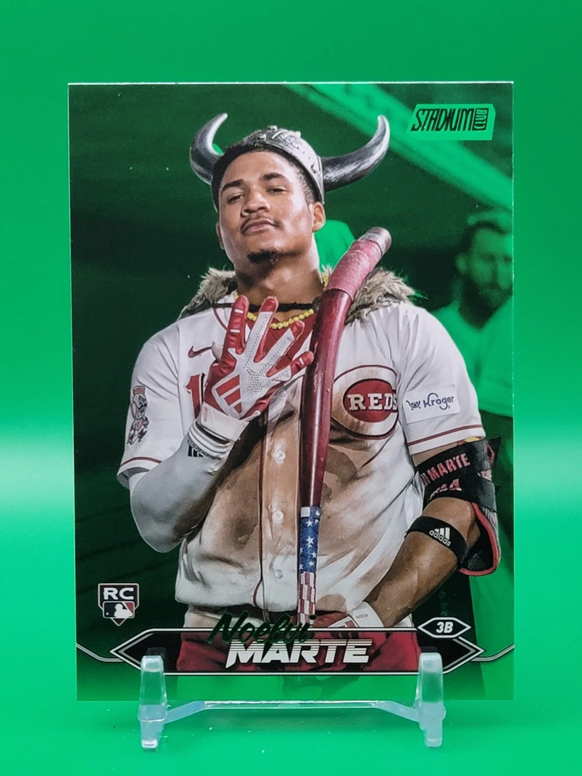 NOELVI MARTE RC 2024 Topps Stadium Club Green 31/199 #13 Reds