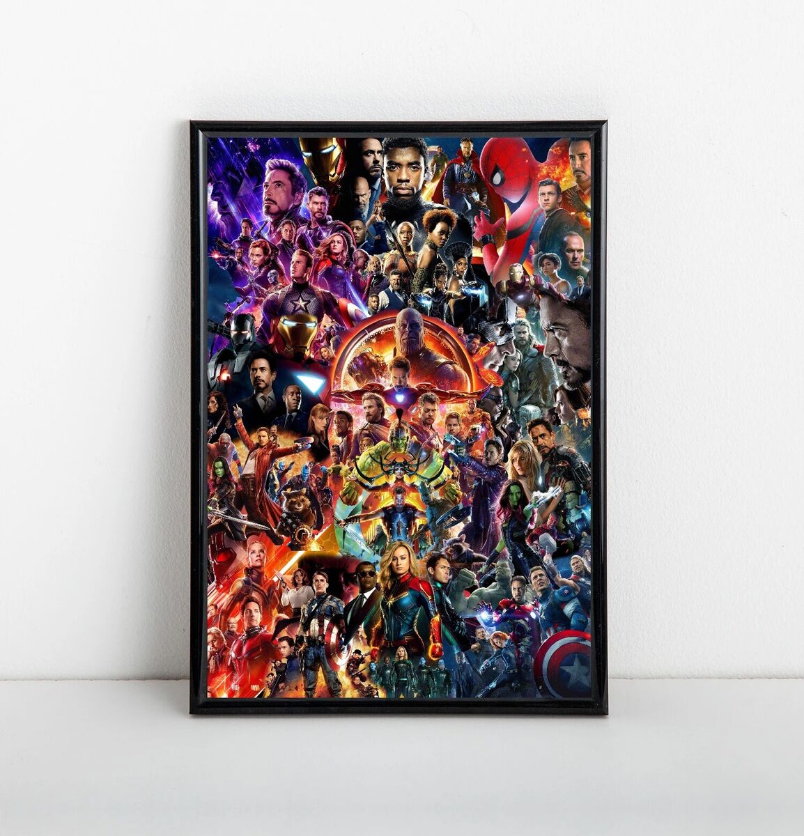 Marvel Avengers: Endgame Movie Poster, Framed, MCU, 11x17