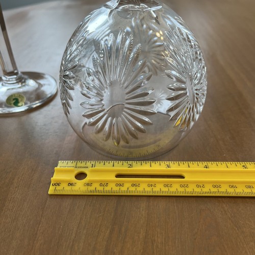PAIR Waterford Crystal Millennium Collection "Health" Toasting Balloon Goblets - Picture 8 of 9