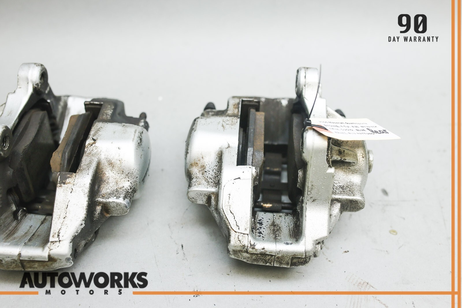 04-08 Maserati Quattroporte M139 Rear Left & Right Brake Caliper Brembo Set OEM