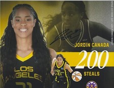 JORDIN CANADA Signed 8.5 x 11 Photo Signed REPRINT Basketball WNBA L.A. SPARKS