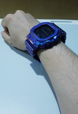 Vintage G-Shock King Solar GX-56GB Customs Glitter Metallic Blue