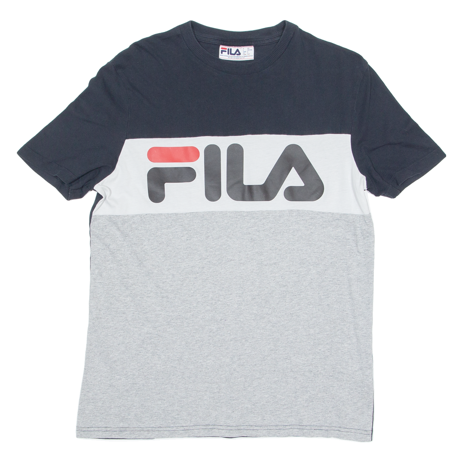 T shirt uomo FILA grigia girocollo S