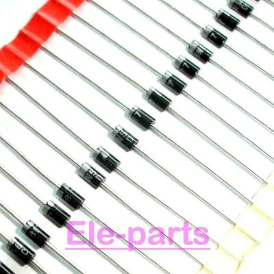 100 PCS 1N5817 DO-41 IN5817 1.0A chottky barrier rectifiers diodes #D7*