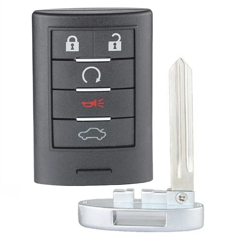Keyless Entry Remote Car Key Fob Transmitter for Cadillac CTS STS M3N5WY7777A Foto 2 de 4