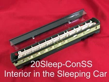Passenger Car Interior KIT for the Con-Cor 72ft Duplex Sleeper [ HO ]