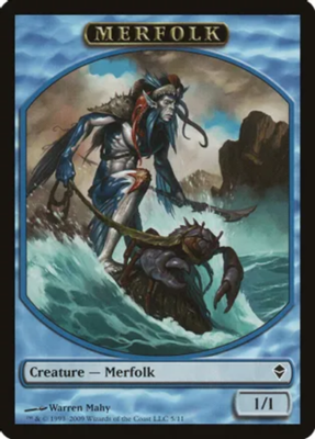 mtg cards that make merfolk tokens {Council of Reeds Token} // {Merfolk Token} [SGL-MTG-MSC-T08_MSH_T06-ENN]