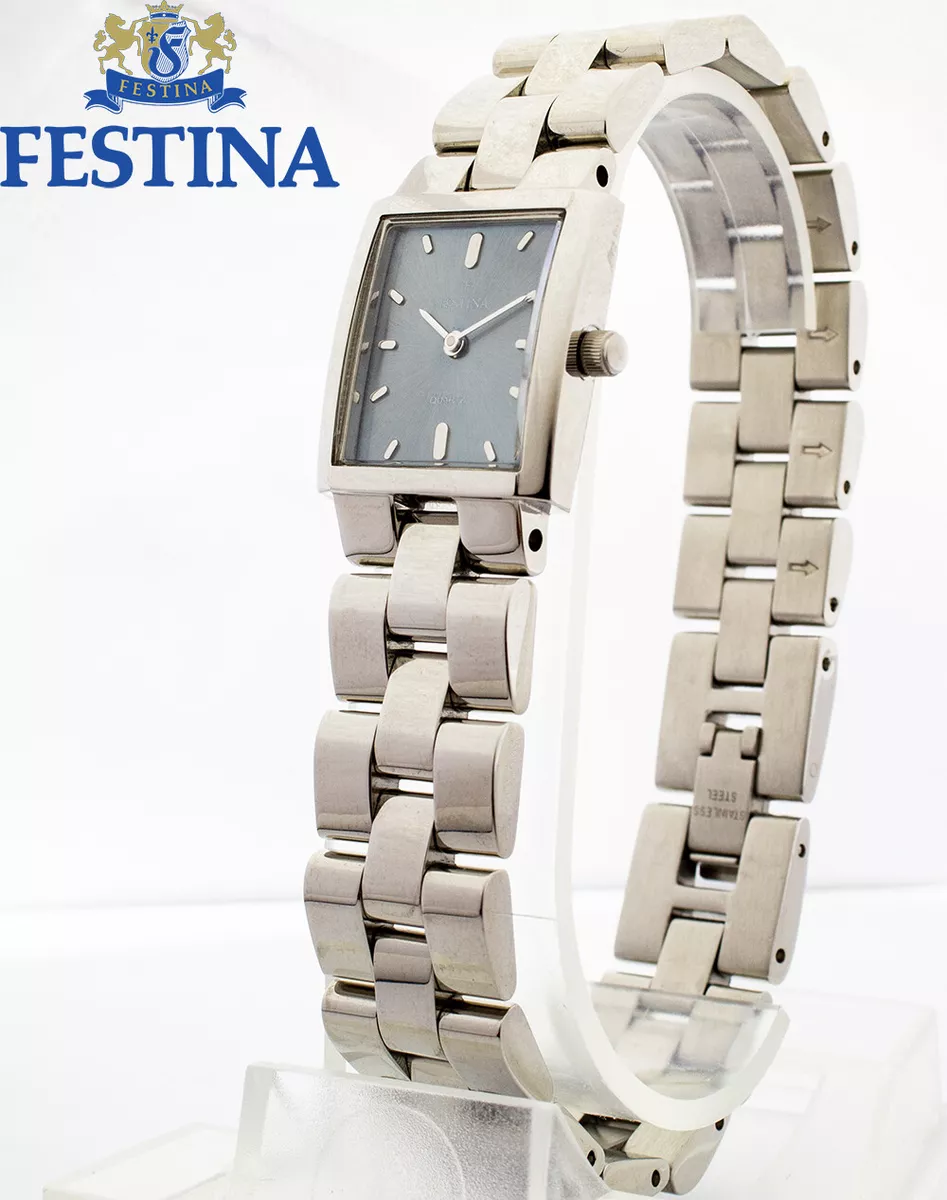 Festina Montre Femmes Massif Inox Luxe Blaugraues Sunray Cadran 6612 2