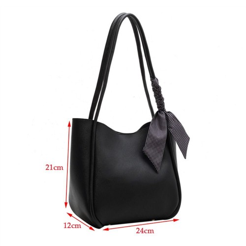 Saddle Shaped Women Shoulder Bag Solid Color Ladies Underarm Bag Tote Bag - Afbeelding 2 van 16